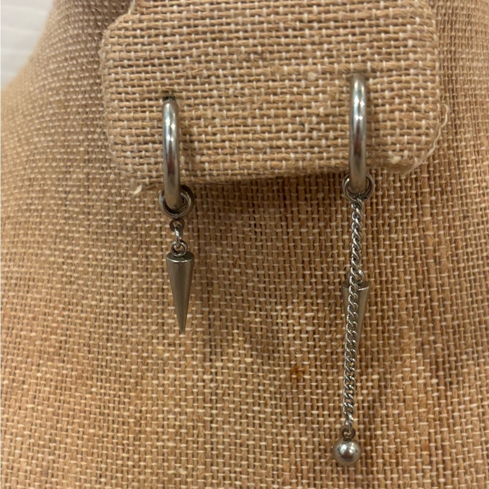 Silver Drop Earrings